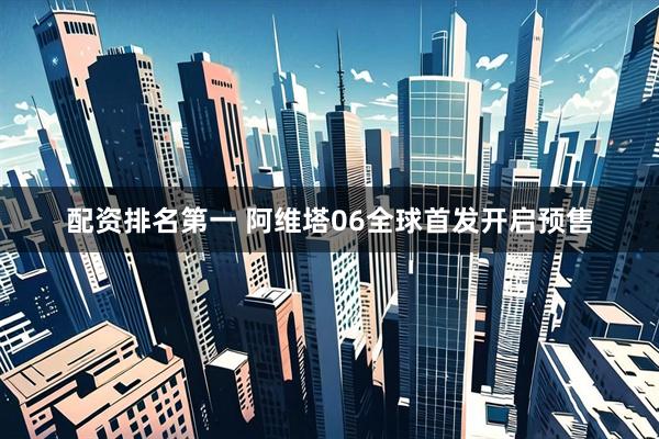 配资排名第一 阿维塔06全球首发开启预售