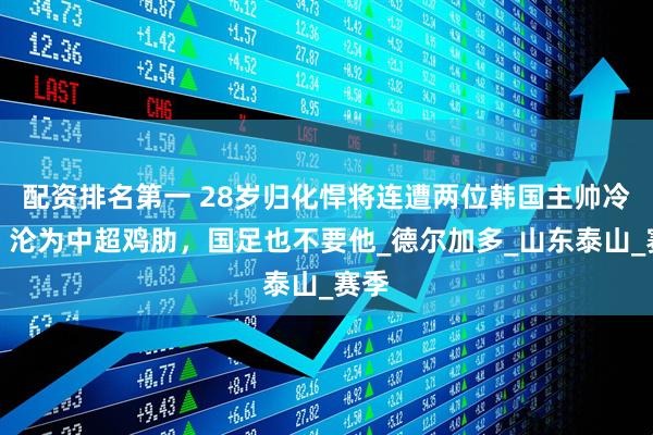 配资排名第一 28岁归化悍将连遭两位韩国主帅冷落，沦为中超鸡肋，国足也不要他_德尔加多_山东泰山_赛季