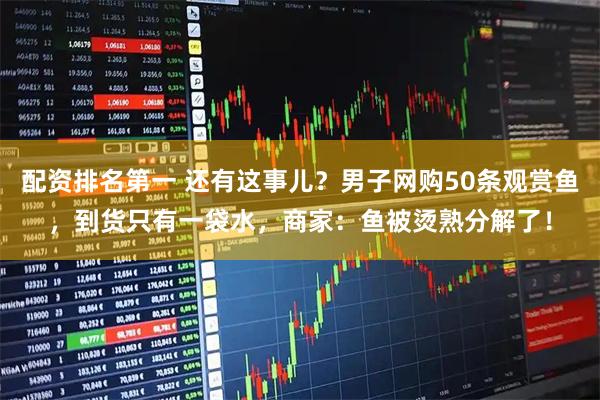 配资排名第一 还有这事儿?男子网购50条观赏鱼,到货只有一袋水,商家:鱼被烫熟分解了!