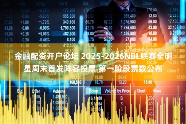 金融配资开户论坛 2025-2026NBL联赛全明星周末首发阵容投票 第一阶段票数公布